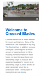Mobile Screenshot of crossedblades.com